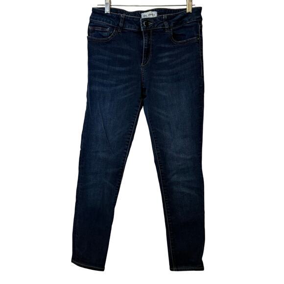 DL 1961 Women's Florence Instasculpt Crux 28‎ Mid Rise Skinny Ankle Dark Denim - Picture 1 of 7